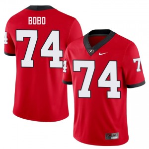 Georgia Bulldogs Drew Bobo #74 Jersey | Collegiate Red Men Football Uniform 20153920