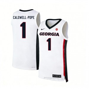 #1 Kentavious Caldwell-Pope White Georgia Bulldogs Men Stitched Jersey | Exclusive Hoops Apparel 47477071