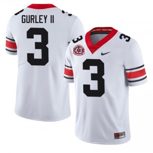 White Todd Gurley II #3 Georgia Men Football 1980 National Champions 40th Anniversary Gameday Jersey | NCAA Official Look 13116315
