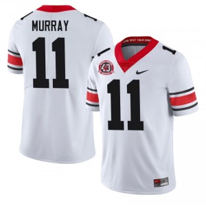 White Aaron Murray #11 Georgia Men Football 1980 National Champions 40th Anniversary Gameday Jersey | NCAA Official Look 37938558