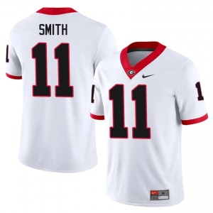 Arian Smith #11 White UGA Bulldogs Men Football College Jersey | Premium Stitched Edition 33971031