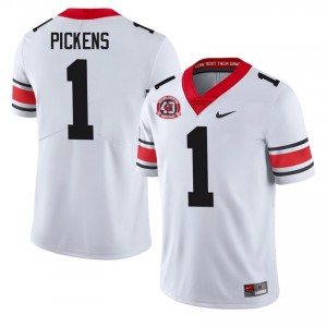 White George Pickens #1 Georgia Men Football 1980 National Champions 40th Anniversary Gameday Jersey | NCAA Official Look 23114477
