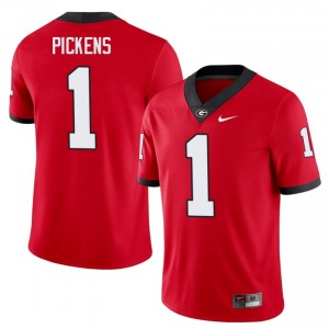 Georgia Bulldogs George Pickens #1 Jersey | Collegiate Red Men Football Uniform 12268811