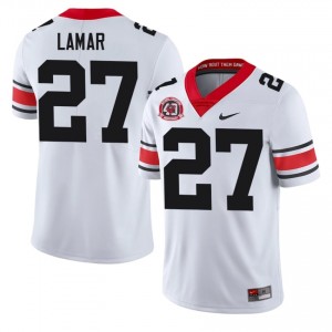 White Jae Lamar #27 Georgia Men Football 1980 National Champions 40th Anniversary Gameday Jersey | NCAA Official Look 97961279