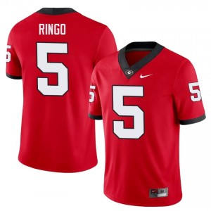 Georgia Bulldogs Kelee Ringo #5 Jersey | Collegiate Red Men Football Uniform 14645084