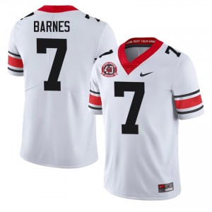 White Khalil Barnes #7 Georgia Men Football 1980 National Champions 40th Anniversary Gameday Jersey | NCAA Official Look 12880336