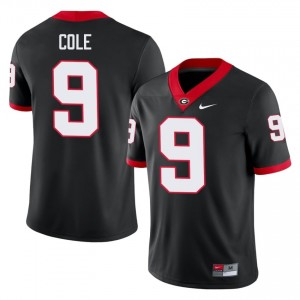 Chris Cole #9 Black UGA Men Football University Jersey | Premium Stitched Edition 84687601
