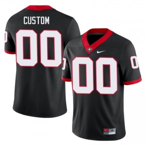 Black Custom #00 UGA Men Football Gameday Jersey | NCAA Official Look 13473484