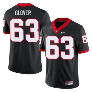 Black Dontrell Glover #63 UGA Men Football Gameday Jersey | NCAA Official Look 50464516