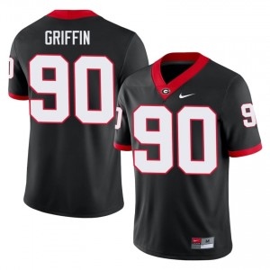 Black Elijah Griffin #90 UGA Men Football Gameday Jersey | NCAA Official Look 11604101