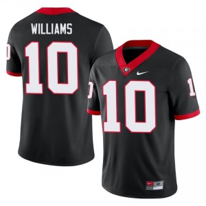 Black Elyiss Williams #10 UGA Men Football Gameday Jersey | NCAA Official Look 53466693