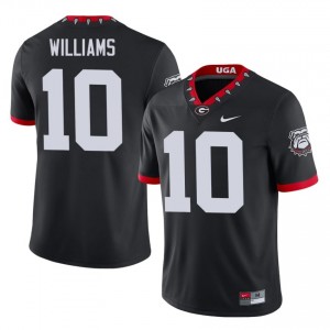 Elyiss Williams #10 Mascot 100th Anniversary Black Dawgs Men Football Player Jersey | Premium Stitched Edition 30544623