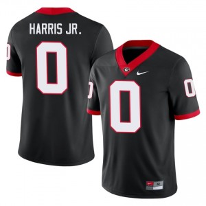 UGA Gabe Harris Jr. #0 Jersey | Collegiate Black Men Football Uniform 23721678