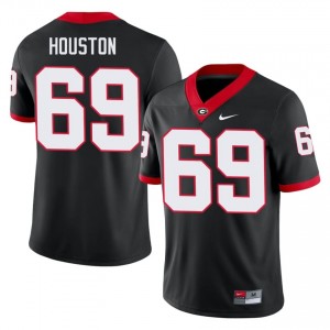 UGA Graham Houston #69 Jersey | Collegiate Black Men Football Uniform 94151259