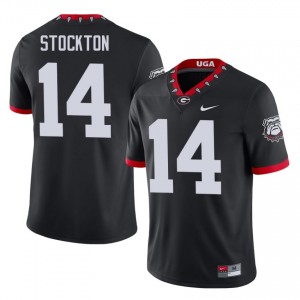#14 Gunner Stockton Black Dawgs Mascot 100th Anniversary Men Stitched Player Jersey | Exclusive Football Apparel 31168714