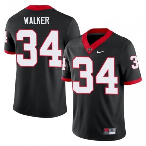 UGA Herschel Walker #34 Jersey | Collegiate Black Men Football Uniform 46860603