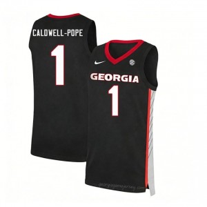 Black Kentavious Caldwell-Pope #1 UGA Bulldogs Men Basketball Gameday Jersey | NCAA Official Look 85066808