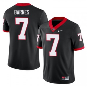 #7 Khalil Barnes Black UGA Men Stitched University Jersey | Exclusive Football Apparel 83024614