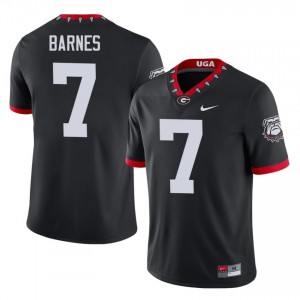 Dawgs Khalil Barnes #7 Mascot 100th Anniversary Jersey | Collegiate Black Men Football Uniform 54838637
