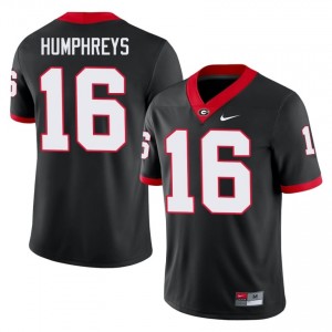 London Humphreys #16 Black UGA Men Football University Jersey | Premium Stitched Edition 27119588