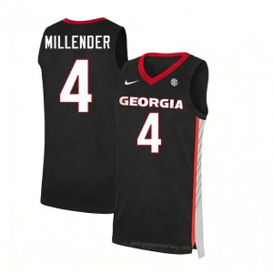 Black Marcus Millender #4 Georgia Bulldogs Men Basketball Gameday Jersey | NCAA Official Look 52225602