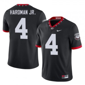#4 Mecole Hardman Jr. Black Dawgs Mascot 100th Anniversary Men Stitched Player Jersey | Exclusive Football Apparel 88744634