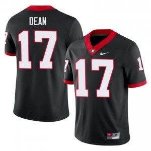 UGA Nakobe Dean #17 Jersey | Collegiate Black Men Football Uniform 51716398