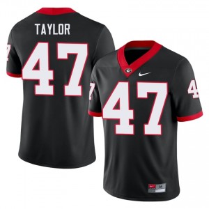UGA Will Taylor #47 Jersey | Collegiate Black Men Football Uniform 76868974