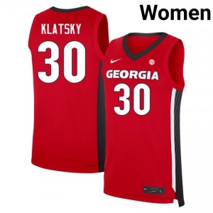 Brandon Klatsky #30 Red Georgia Women Basketball Jersey | Premium Stitched Edition 60294609