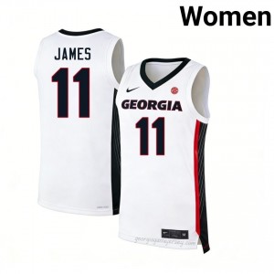 #11 Dylan James White Georgia Women Stitched Jersey | Exclusive Hoops Apparel 75947842