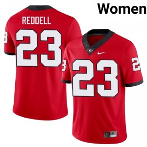 Red Jaden Reddell #23 Georgia Bulldogs Women Football Gameday Jersey | NCAA Official Look 89275618