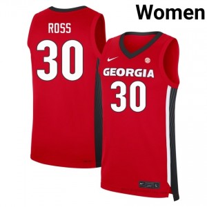 Jordan Ross #30 Red Georgia Bulldogs Women Basketball Jersey | Premium Stitched Edition 51329420