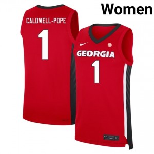 Kentavious Caldwell-Pope #1 Red Georgia Women Basketball Jersey | Premium Stitched Edition 45446438