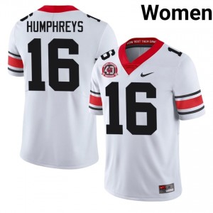 White London Humphreys #16 Georgia Women Football 1980 National Champions 40th Anniversary Gameday Jersey | NCAA Official Look 49972895