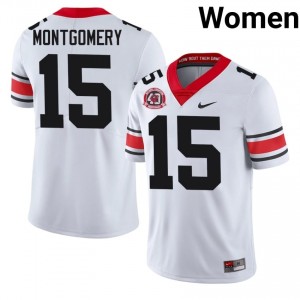 Georgia Ryan Montgomery #15 1980 National Champions 40th Anniversary Jersey | Collegiate White Women Football Uniform 10597438