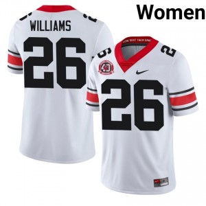 White Gentry Williams #26 Georgia Women Football 1980 National Champions 40th Anniversary Gameday Jersey | NCAA Official Look 37372705
