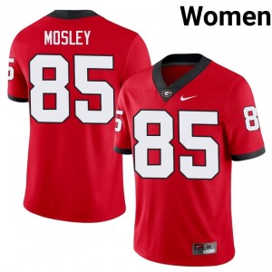 Georgia Bulldogs Ryan Mosley #85 Jersey | Collegiate Red Women Football Uniform 13234167