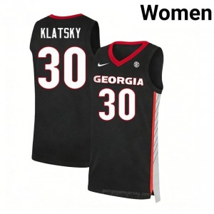 Black Brandon Klatsky #30 Georgia Bulldogs Women Basketball Gameday Jersey | NCAA Official Look 29950358