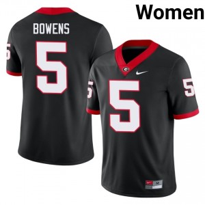 Chauncey Bowens #5 Black UGA Women Football University Jersey | Premium Stitched Edition 89692897