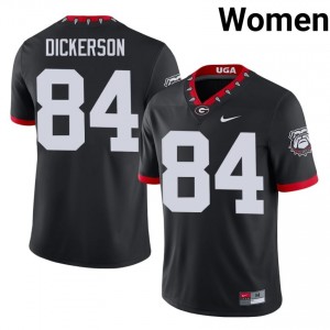 Dallas Dickerson #84 Mascot 100th Anniversary Black Dawgs Women Football Player Jersey | Premium Stitched Edition 94251416