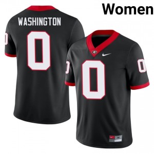Black Darnell Washington #0 UGA Women Football Gameday Jersey | NCAA Official Look 17780622
