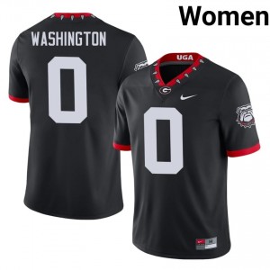 Darnell Washington #0 Mascot 100th Anniversary Black Dawgs Women Football Player Jersey | Premium Stitched Edition 24264379