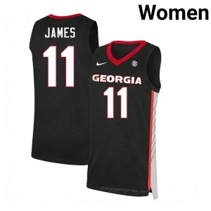 Black Dylan James #11 Dawgs Women Basketball Gameday Jersey | NCAA Official Look 41583324