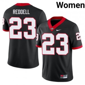 Jaden Reddell #23 Black UGA Women Football University Jersey | Premium Stitched Edition 24802425