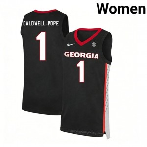 Black Kentavious Caldwell-Pope #1 Georgia Bulldogs Women Basketball Gameday Jersey | NCAA Official Look 34874337