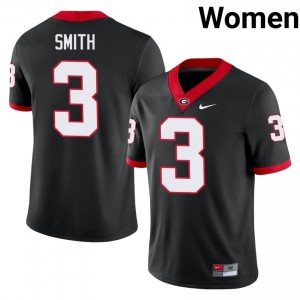 Black Roquan Smith #3 UGA Women Football Gameday Jersey | NCAA Official Look 95271331