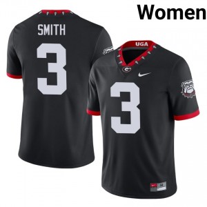 Roquan Smith #3 Mascot 100th Anniversary Black Dawgs Women Football Player Jersey | Premium Stitched Edition 17369676