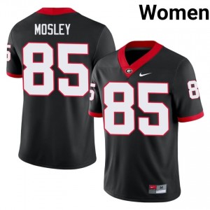 #85 Ryan Mosley Black UGA Women Stitched University Jersey | Exclusive Football Apparel 34065674