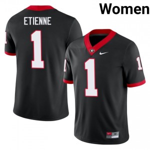 Trevor Etienne #1 Black UGA Women Football University Jersey | Premium Stitched Edition 55141692