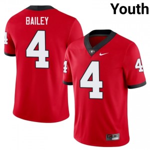 Red Champ Bailey #4 Georgia Bulldogs Youth Football Gameday Jersey | NCAA Official Look 27299278